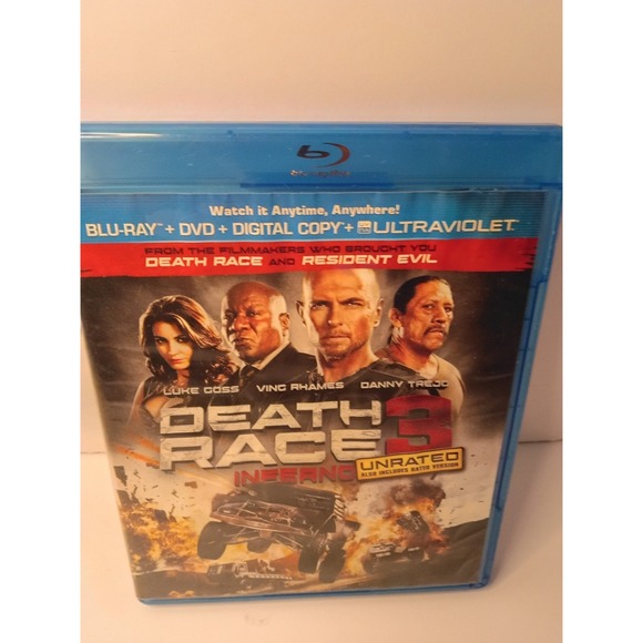 Other - Death Race 3: Inferno [Blu-ray + DVD 2013] No Digital LIKE NEW! Ving Rhames
